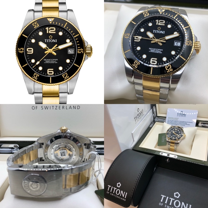 นาฬิกา TITONI รุ่น SEASCOPER 600 (83600 SY-BK-256)