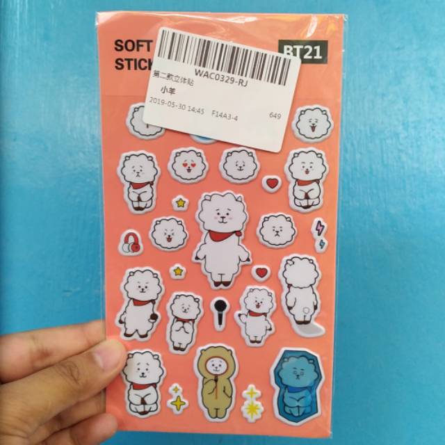 สติ๊กเกอร์ BT21 RJ**