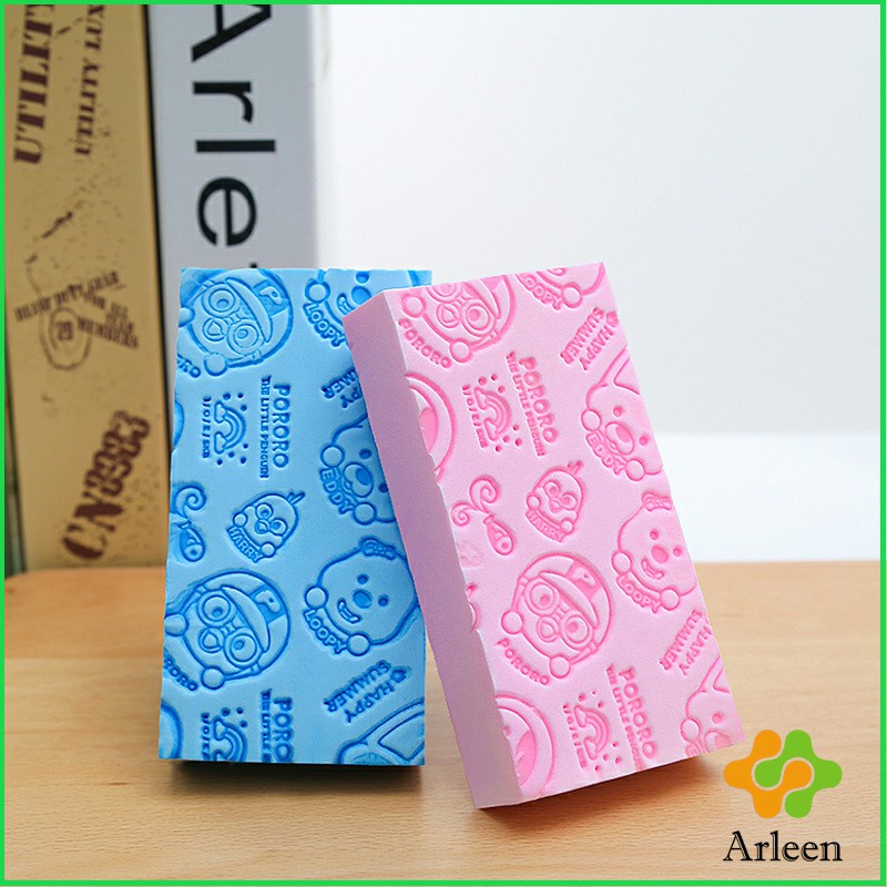 Arleen ฟองน้ำอาบน้ำ ระเบิดขี้ไคร ผลัดเซลล์ผิวที่ตายแล้ว พิมลายน่ารัก bath sponge - รูปที่ 2