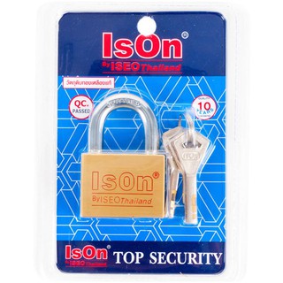 กุญแจลูกปืน ISON 450-50 50 MM PBISON 50MM 450-50 PB PADLOCK