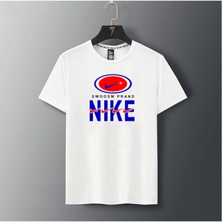 [COD]Nike เสื้อยืดแขนสั้น คอกลม ผ้าฝ้าย 100% พิมพ์ลาย ทรงหลวม สไตล์คลาสสิก เรียบง่าย สําหรับผู้ใหญ่ ทุกเพศ Xs-3Xl DOlelh