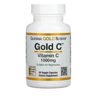 (พร้อมส่ง) California Gold Nutrition, Gold C, Vitamin C, 1,000 mg, 60, 240 Capsules