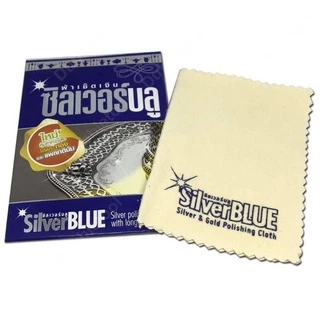ผ้าเช็ดเงินsilver​ blue และ WKMแท้💯% 11×16cm