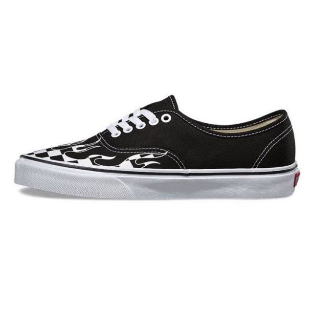 vans checkered flame shoes