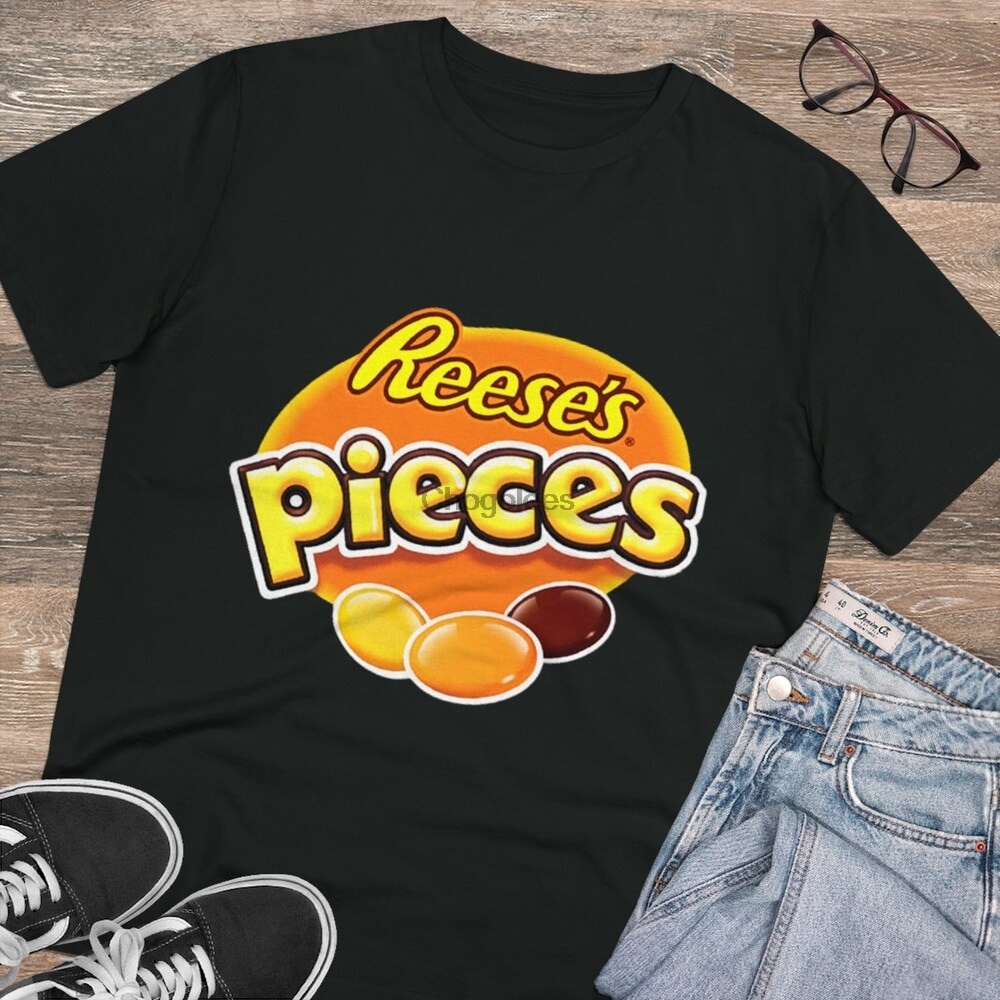 เสื้อยืดโอเวอร์ไซส์เสื้อยืด พิมพ์ลาย Reese'S Pieces คุณภาพสูง สีแคนดี้ สําหรับคู่รักS-3XL