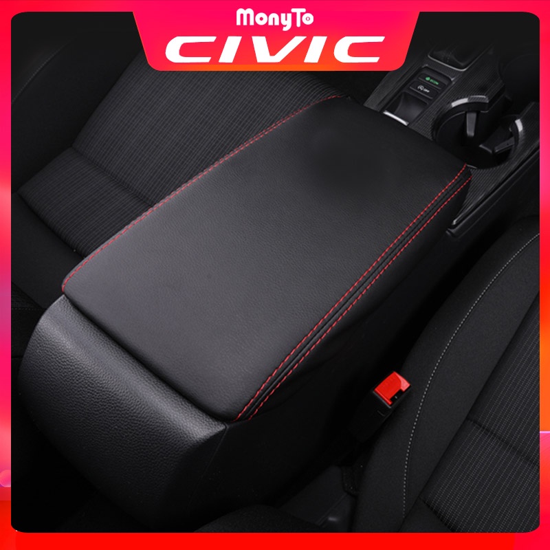 สําหรับ11th Honda Civic Fe 2022-2025 คอนโซลกลางรถกล่องป้องกัน, Anti Scratch Pu หนังพนักพิง Pad อุปกรณ์ตกแต่งภายใน/จัดเก็บ