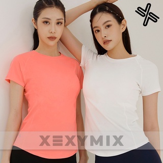 ♡ Xexymix ♡ Icefeatther XT4108E YOGA GIM เสื้อยืด เกาหลี