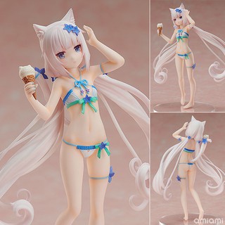 Figure ฟิกเกอร์ Model โมเดล จากการ์ตูนเรื่อง Nekopara เนโกะพารา Vanilla วานิลลา Swimsuit 1/12 ชุดว่ายน้ำ