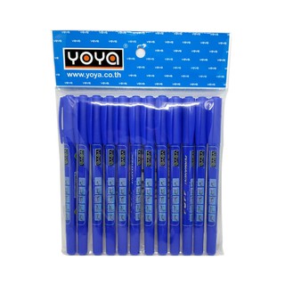 YOYA ปากกาเขียนแผ่นซีดี 2 หัว โยย่า 1101 (1x12แท่ง)(สินค้าพร้อมส่ง)