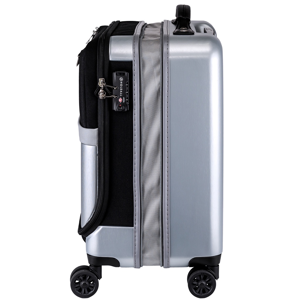 ็Holdall กระเป๋าเดินทางล้อลาก 18 นิ้ว โฮลดอร์ รุ่น Aeneas วัสดุPCผสมผ้า แข็งแรง น้ำหนักเบา ล้อลื่นหมุน 360 องศา กันน้ำ