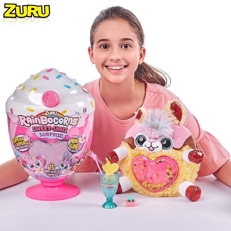 ☸ZURU Unicorn Ice Cream Magic Cup Yunbo DIY Surprise Egg Plush Doll ...