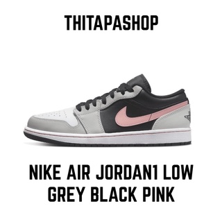 NIKE AIR JORDAN1 LOW GREY BLACK PINK