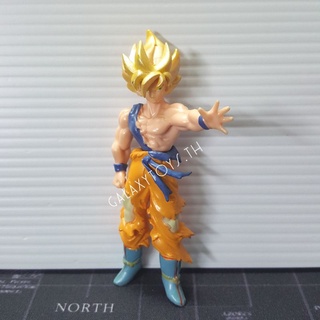 พวงกุญแจดราก้อนบอล โมเดลโงกุน Dragonball Z Super Saiyan Goku โกคูซูเปอร์ไซย่า