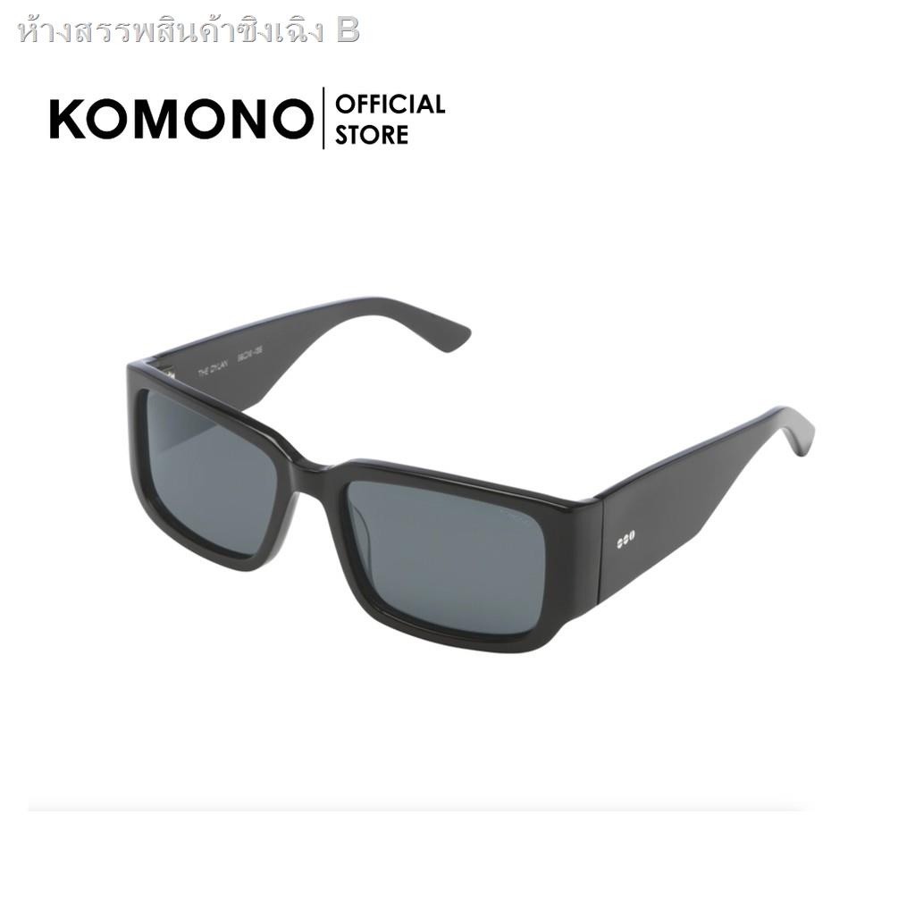 ▼☾▣KOMONO Dylan Black แว่นตากันแดดสีดำ เลนส์ Polarised