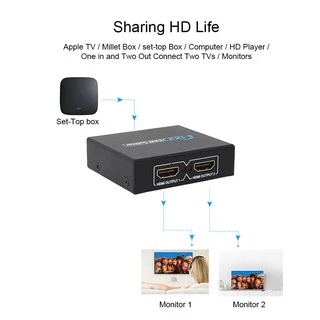 Glink GLSP-012/GLSP-013/GLSP-014 HDMI Splitter 1:2/1:4/1:8 V1.4/กล่องแยกจอHDTV