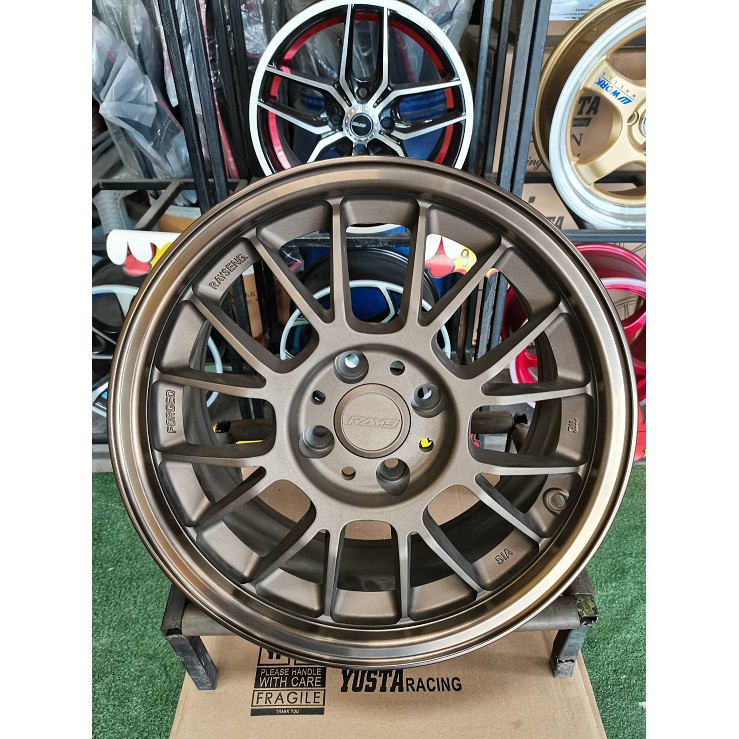 ล้อแม็กซ์ใหม่ลาย​  se37 สีน้ำตาล​ (4 วง)