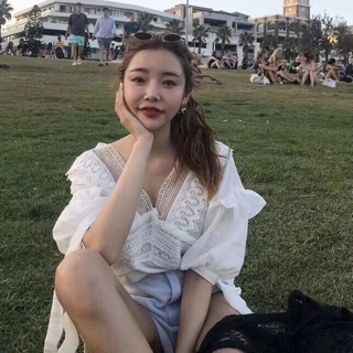 เสื้อลูกไม้แฟชั่นเกาหลี