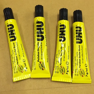 กาว UHU หลอดเล็ก(7g/ml)  หลอดกลาง(35ml) กาวอเนกประสงค์