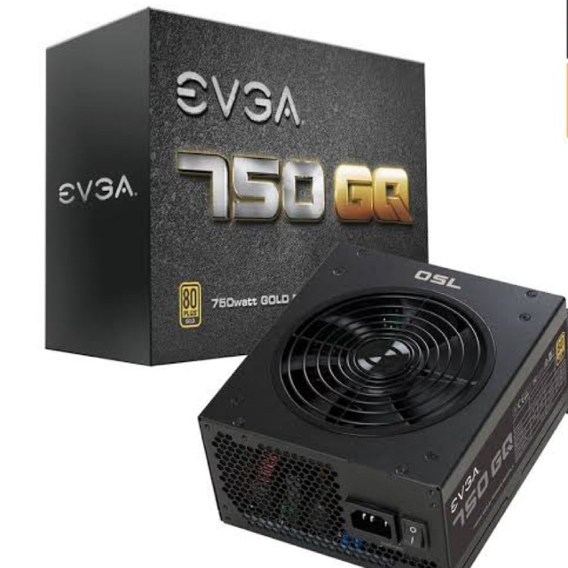 พาวเวอร์ซัพพลาย EVGA 750 GQ, 80+ GOLD 750W, Semi Modular, ECO Mode
