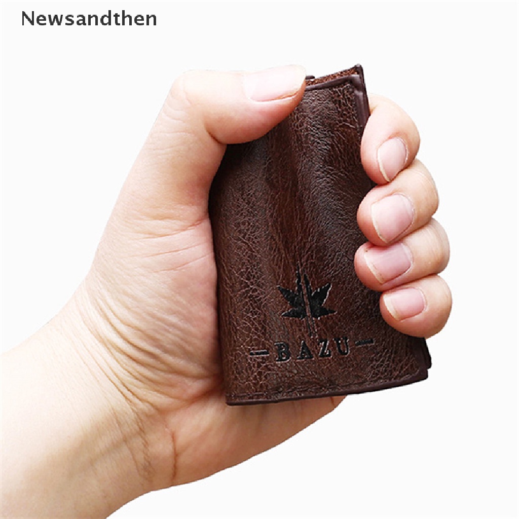 Newsandthen Men's Business Wallet Money Bag Slim Credit Card Short Wallet Thin Purse [Ready Stock] #3