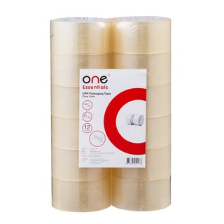 เทปโอพีพี 48มม.x45หลา (แพ็ค72ม้วน) สีใส ONE OPP Tape 48mm.x45yards (72 / Pack) Clear ONE