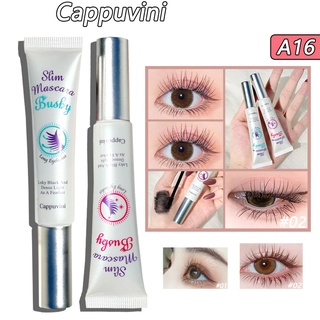 Cappuvini มาสคาร่าหลอดเล็ก สีขาว ติดทนนาน 6 กรัม