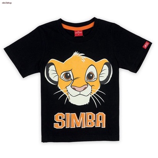 จัดส่งได้ตลอดเวลาDisney Lion King Boy Glow In The Dark T-shirt - เสื้อยืดเด็กผู้ชาย เทคนิคเรืองแสงในที่มืดลายไลอ้อนคิง