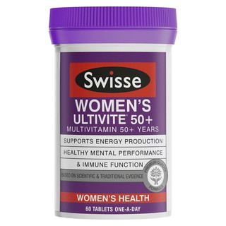 Swisse Womens Ultivite 50+ Multivitamin 60 Tablets