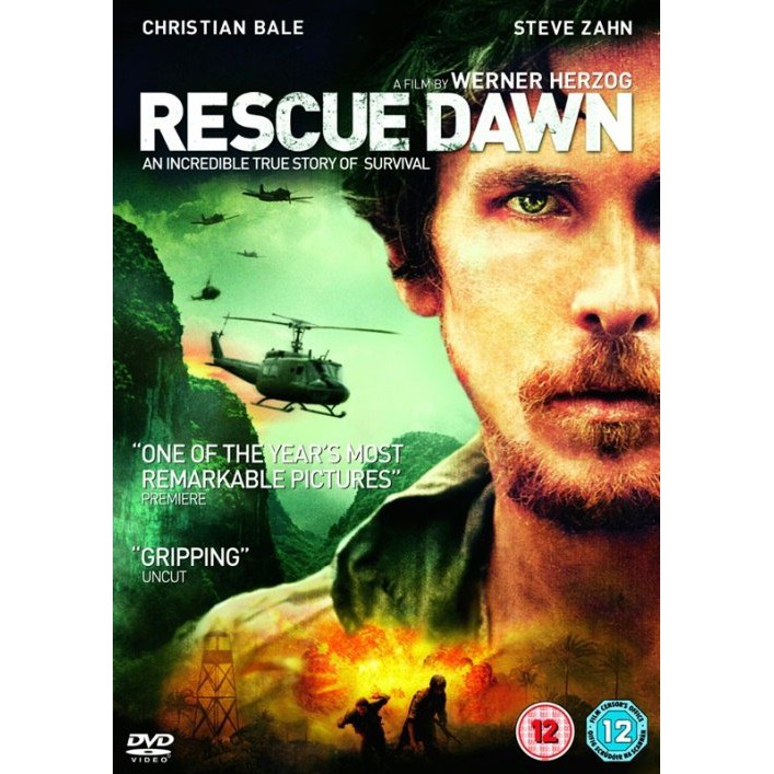 Rescue Dawn
เรสคิว ดอว์น-แหกนรกสมรภูมิโหด (พากย์ไทยเท่านั้น Thai audio only) (DVD) ดีวีดี