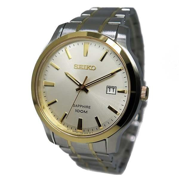 🔥ลดเพิ่ม 330 ใส่โค้ด INCZ8H3🔥 ﻿Seiko นาฬิกาข้อมือผู้ชาย Neo Classic Quartz Sapphire SGEH42P1 - Silver