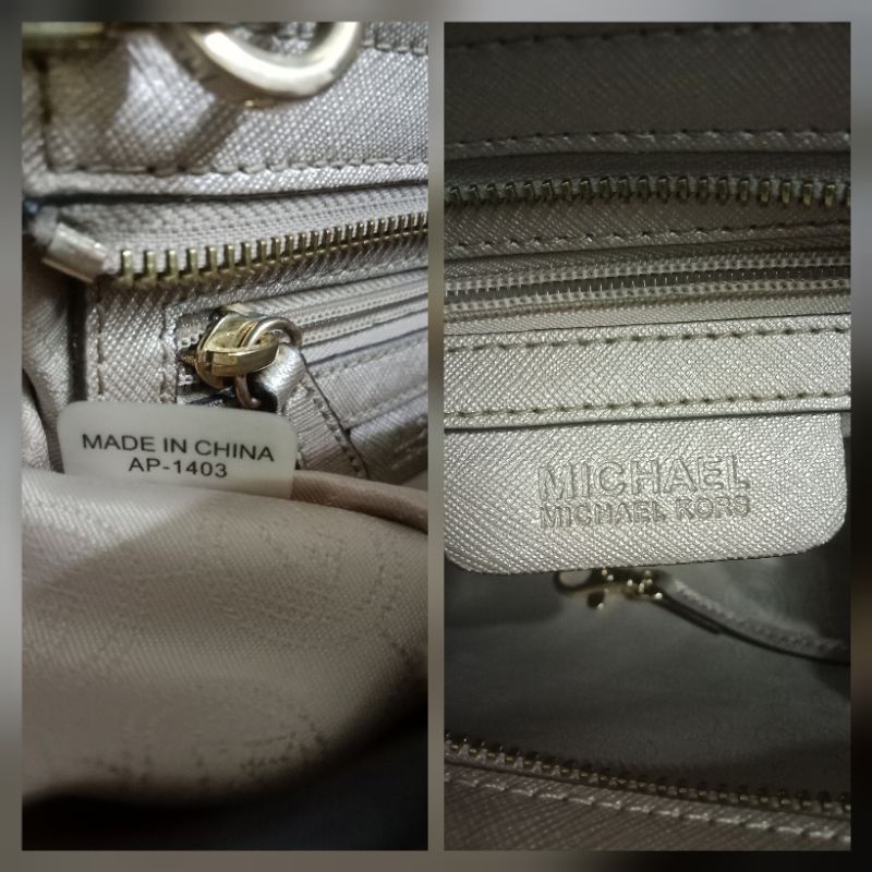 กระเป๋าครอสบอดี้?Michael Kors(MK)?แท้?มือสองสีทอง สวยสภาพดีมาก | Shopee  Thailand