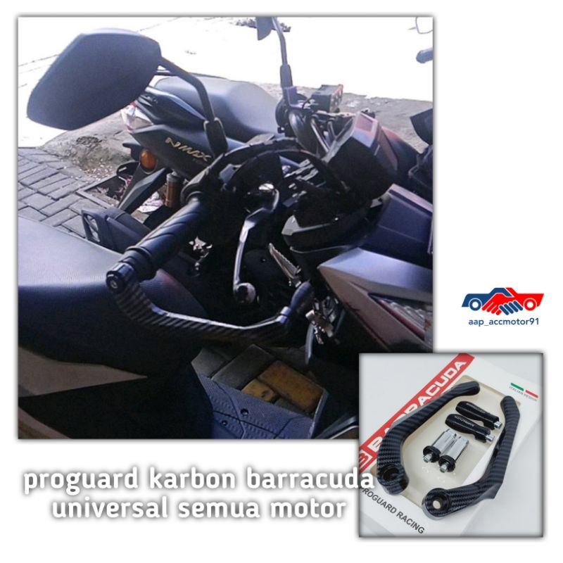 แฮนด์ Proguard barracuda NEW VARIO 160 NEW ADV 160 BEAT STREET NMAX AEROX ฯลฯ คาร์บอนโมติฟ