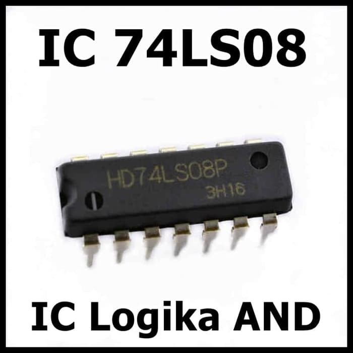 ประตูลอจิก IC และ 74LS08 7408 Quad 2 อินพุตและประตู