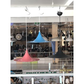 โคมไฟห้อย 981/400 , 981/480  มี 2 ขนาด 3 สี สีดำ , สีน้ำเงิน , สีชมพู