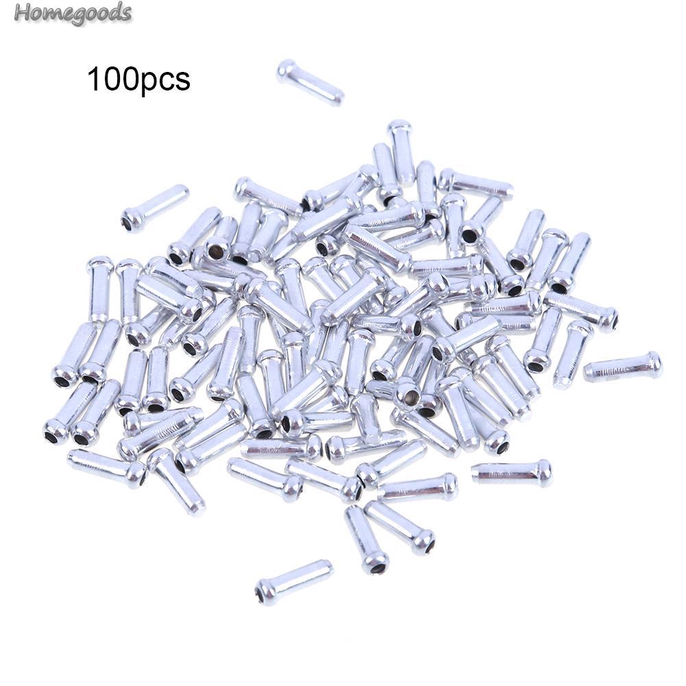 Hot ♥100pcs Aluminum Bike Bicycle Brake Shifter Inner Cable Tips Wire ...