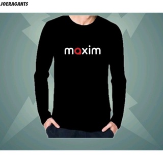 เสื้อยืดแขนยาว ผ้าฝ้าย พิมพ์ลาย Online OJEK MAXIM Sogan สําหรับผู้ชาย