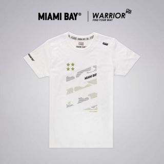 Miami Bay เสื้อยืด รุ่น Warrior สีขาว