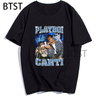 Playboi Carti Rap เสื้อยืด ผ้าฝ้าย สไตล์ฮิปฮอป วินเทจ สําหรับผู้ชาย ผู้หญิงS-5XL