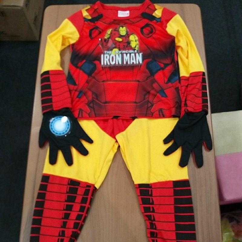 ชุดซุปเปอร์ฮีโร่ ชุดไอรอนแมน AA-1219 (6) เด็กโต Size XS (3-4) Size S (4-5) Size M (5-6)
