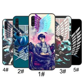 Samsung Galaxy A10 A30 A40 A50 A60 A70 M10 M20 M30 Soft Cover Levi Ackerman Attack on Titan Phone Case