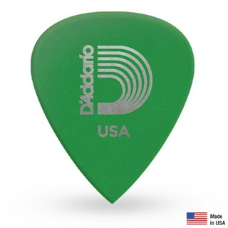 DAddario® Guitar Pick ปิ๊กกีตาร์ ทรงมาตราฐาน วัสดุ Duralin (Green / Bright Tone / Medium Gauge 0.85 mm.)