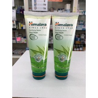 🔥ถูกสุดๆ🔥 Himalaya Neem Face Wash 100ml ฮิมาลายา นีม เฟซ วอช ล้างหน้าผิวมัน สิว