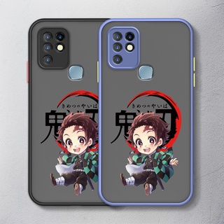 เคสโทรศัพท์มือถือ กันกระแทก ลายการ์ตูน Demon Slayer น่ารัก สําหรับ Infinix Hot 10 10S 10i Note10 11 Pro Play Smart HD 2021 X682B X682C X688C For Soft Case Phone Casing Camera Lens Protector Full Cover simple Silicone Cases mobile covers