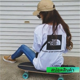 เสื้อยืดลําลอง พิมพ์ลาย THE NORTH FACE สำหรับผู้หญิง ผู้ชาย