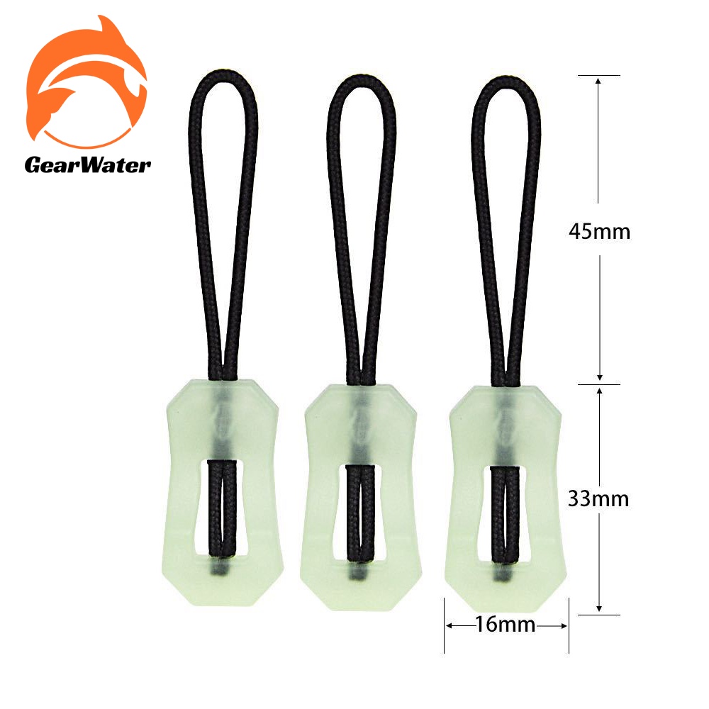 ตะขอซิป เชือกดึงซิปเรืองแสงได้ Zipper Pull(Luminous) 5 ชิ้น