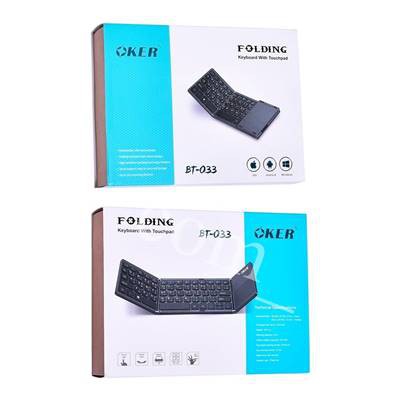 *พร้อมส่งจากกรุงเทพฯ*Oker รุ่น BT-033, VKB รุ่นVKB-039 Keyboard Bluetooth (คีบอร์ดบลูทูธพับได้มี Tou
