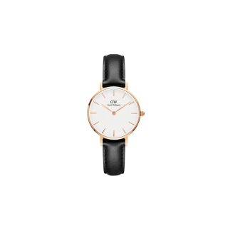 Daniel Wellington นาฬิกาข้อมือ Petite Sheffield RG White 28มม สีดำ