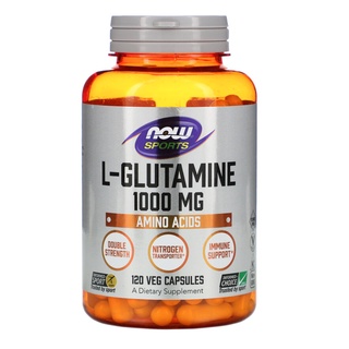 Now Foods, L-Glutamine, Double Strength, 1000 mg, 120 Capsules