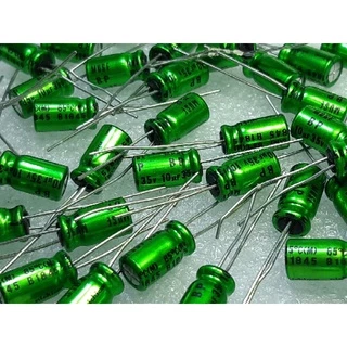 Nichicon MUSE ES BP 10uf 35v Bipolar Capacitor bipolar bp คาปาซิเตอร์ ตัวเก็บประจุ ไบโพลาร์ ไบโพล่า ไม่มีขั้ว