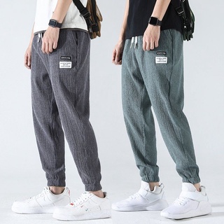 🔥COD M-5XL🔥 Korean casual summer loose plus size vintage pants men